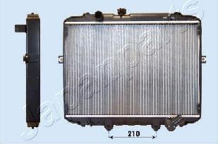 Japanparts RDA283106 - Radiators, Motora dzesēšanas sistēma autodraugiem.lv