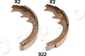 Japko 55922 - Bremžu loku komplekts autodraugiem.lv