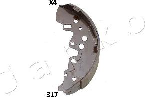 Japko 55317 - Bremžu loku komplekts autodraugiem.lv