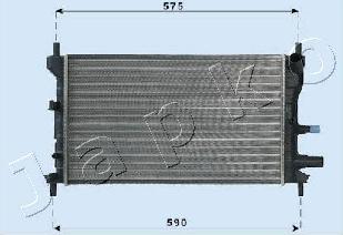 Japko RDA053060 - Radiators, Motora dzesēšanas sistēma autodraugiem.lv