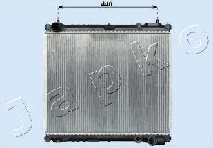 Japko RDA142007 - Radiators, Motora dzesēšanas sistēma autodraugiem.lv