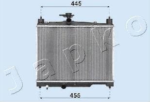 Japko RDA153041 - Radiators, Motora dzesēšanas sistēma autodraugiem.lv