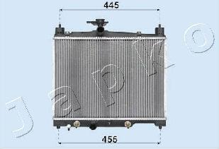 Japko RDA153014 - Radiators, Motora dzesēšanas sistēma autodraugiem.lv