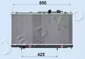 Japko RDA183018 - Radiators, Motora dzesēšanas sistēma autodraugiem.lv