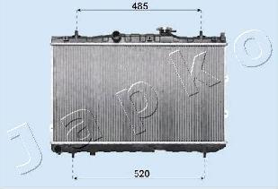 Japko RDA333030 - Radiators, Motora dzesēšanas sistēma autodraugiem.lv