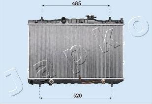 Japko RDA333031 - Radiators, Motora dzesēšanas sistēma autodraugiem.lv