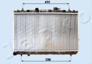 Japko RDA283099 - Radiators, Motora dzesēšanas sistēma autodraugiem.lv