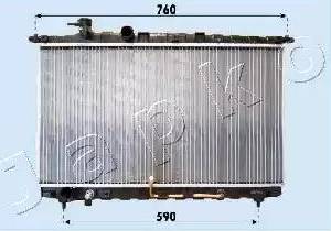 Japko RDA283094 - Radiators, Motora dzesēšanas sistēma autodraugiem.lv