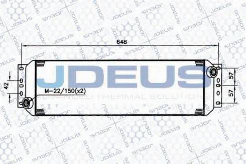 Jdeus 415M01 - Eļļas radiators, Motoreļļa autodraugiem.lv