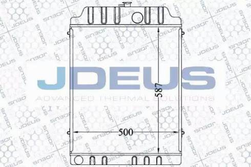 Jdeus 098M08 - Radiators, Motora dzesēšanas sistēma autodraugiem.lv