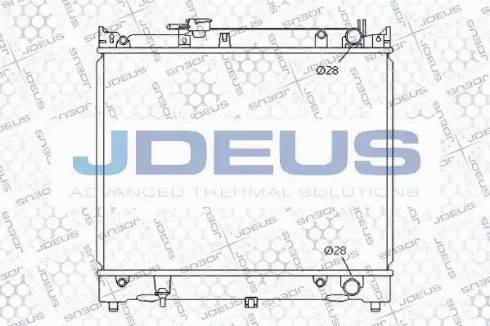 Jdeus 042E01 - Radiators, Motora dzesēšanas sistēma autodraugiem.lv