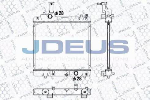 Jdeus 042M24 - Radiators, Motora dzesēšanas sistēma autodraugiem.lv