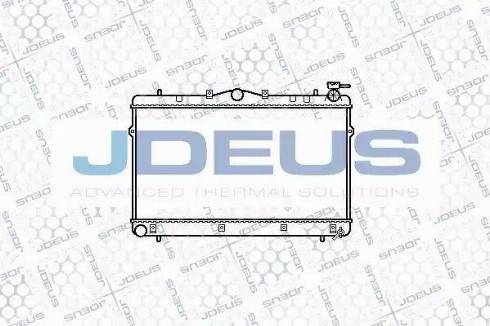 Jdeus 054M08 - Radiators, Motora dzesēšanas sistēma autodraugiem.lv