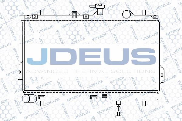 Jdeus 054M17 - Radiators, Motora dzesēšanas sistēma autodraugiem.lv