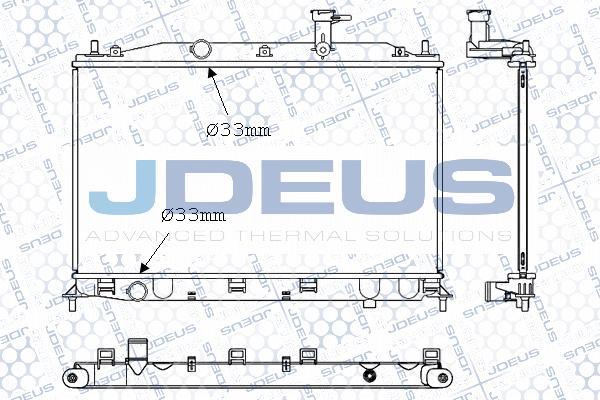 Jdeus 054M31 - Radiators, Motora dzesēšanas sistēma autodraugiem.lv