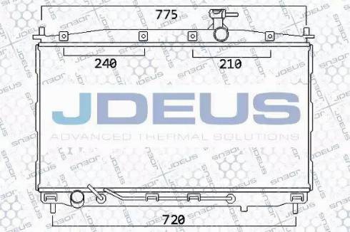 Jdeus 054M38 - Radiators, Motora dzesēšanas sistēma autodraugiem.lv