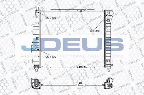 Jdeus 056M10 - Radiators, Motora dzesēšanas sistēma autodraugiem.lv