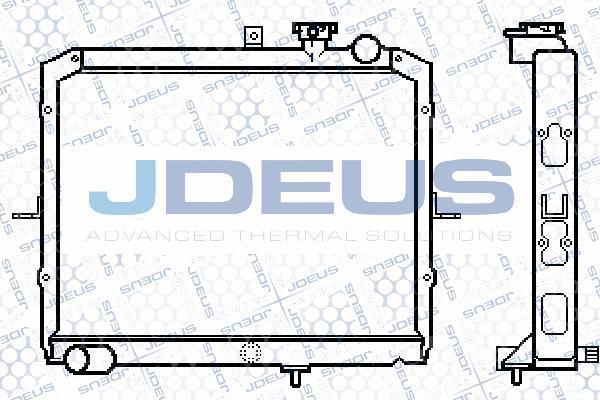 Jdeus 065M04 - Radiators, Motora dzesēšanas sistēma autodraugiem.lv