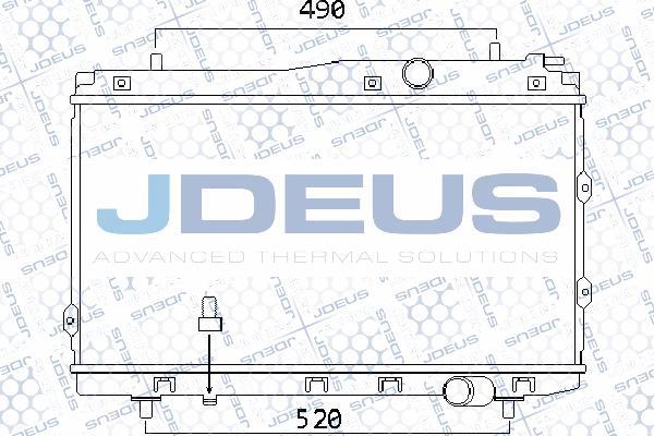 Jdeus 065M17 - Radiators, Motora dzesēšanas sistēma autodraugiem.lv