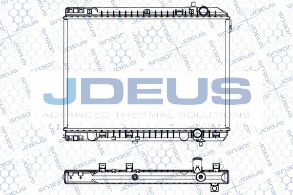 Jdeus 065M23 - Radiators, Motora dzesēšanas sistēma autodraugiem.lv