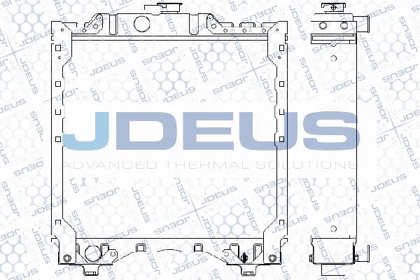 Jdeus 060M06 - Radiators, Motora dzesēšanas sistēma autodraugiem.lv