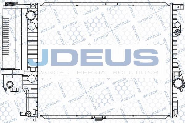 Jdeus 005M58 - Radiators, Motora dzesēšanas sistēma autodraugiem.lv