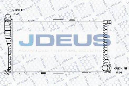 Jdeus 005M19 - Radiators, Motora dzesēšanas sistēma autodraugiem.lv