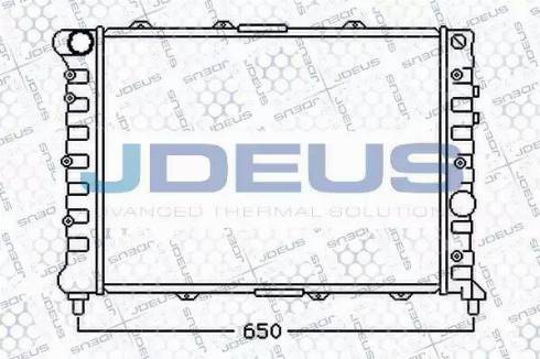 Jdeus 000M10 - Radiators, Motora dzesēšanas sistēma autodraugiem.lv