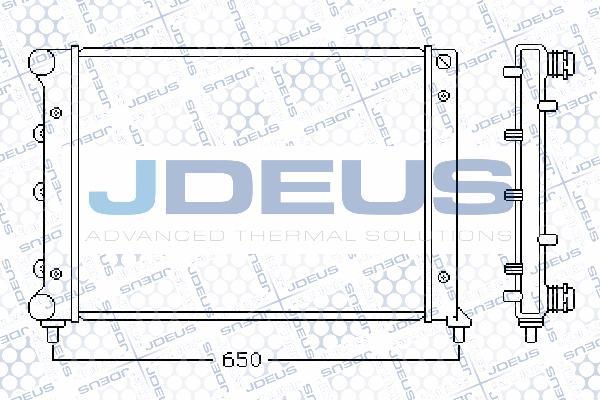 Jdeus 000M12 - Radiators, Motora dzesēšanas sistēma autodraugiem.lv