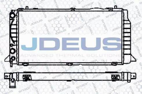 Jdeus 001B09A - Radiators, Motora dzesēšanas sistēma autodraugiem.lv