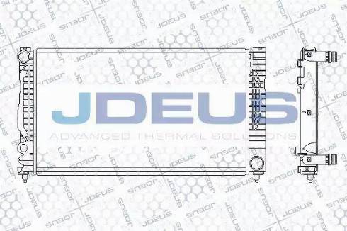 Jdeus 001M06 - Radiators, Motora dzesēšanas sistēma autodraugiem.lv