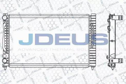 Jdeus 001M07 - Radiators, Motora dzesēšanas sistēma autodraugiem.lv