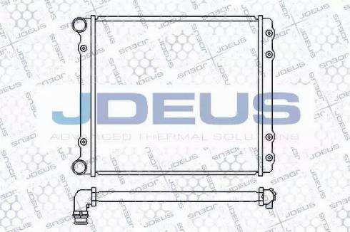 Jdeus 001M18 - Radiators, Motora dzesēšanas sistēma autodraugiem.lv