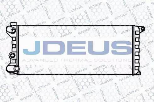 Jdeus 003V02 - Radiators, Motora dzesēšanas sistēma autodraugiem.lv