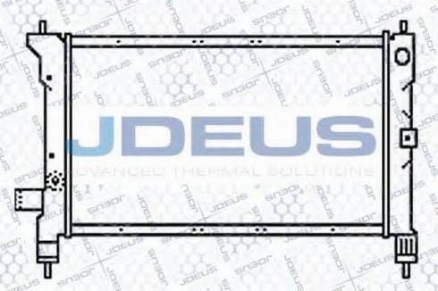 Jdeus 002M09 - Radiators, Motora dzesēšanas sistēma autodraugiem.lv