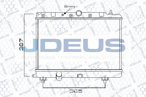 Jdeus 002M02 - Radiators, Motora dzesēšanas sistēma autodraugiem.lv