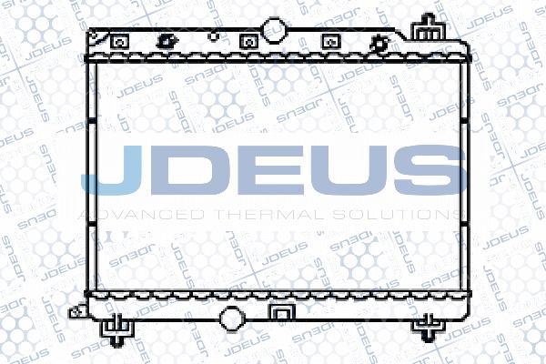 Jdeus 002M14 - Radiators, Motora dzesēšanas sistēma autodraugiem.lv