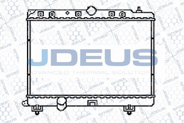 Jdeus 002M12 - Radiators, Motora dzesēšanas sistēma autodraugiem.lv