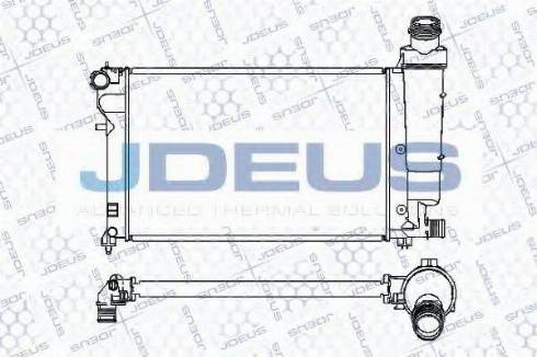 Jdeus 007M09 - Radiators, Motora dzesēšanas sistēma autodraugiem.lv