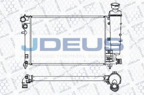 Jdeus 007M03 - Radiators, Motora dzesēšanas sistēma autodraugiem.lv