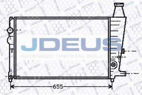 Jdeus 007V05 - Radiators, Motora dzesēšanas sistēma autodraugiem.lv