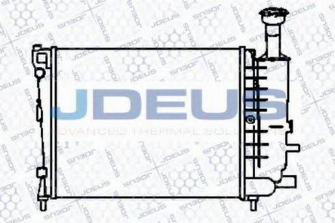 Jdeus 007V07 - Radiators, Motora dzesēšanas sistēma autodraugiem.lv