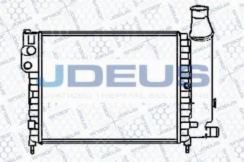 Jdeus 007V16 - Radiators, Motora dzesēšanas sistēma autodraugiem.lv