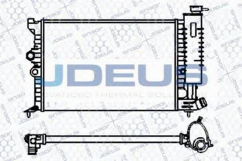 Jdeus 007V18 - Radiators, Motora dzesēšanas sistēma autodraugiem.lv