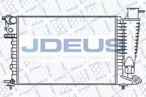 Jdeus 007V12 - Radiators, Motora dzesēšanas sistēma autodraugiem.lv