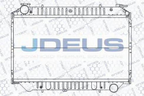 Jdeus 019B20 - Radiators, Motora dzesēšanas sistēma autodraugiem.lv