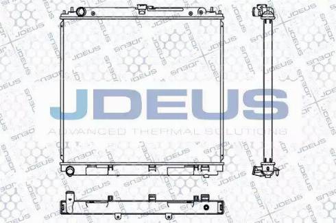 Jdeus 019M61 - Radiators, Motora dzesēšanas sistēma autodraugiem.lv