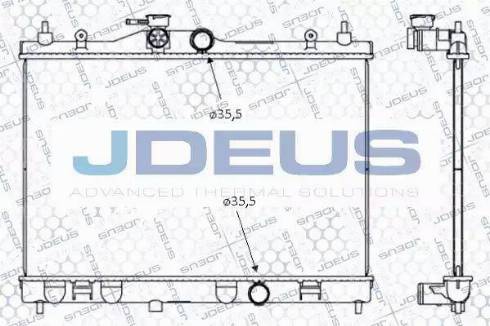 Jdeus 019M68 - Radiators, Motora dzesēšanas sistēma autodraugiem.lv