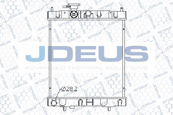 Jdeus 019M17 - Radiators, Motora dzesēšanas sistēma autodraugiem.lv