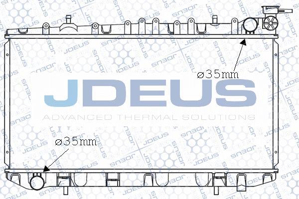 Jdeus 019N10 - Radiators, Motora dzesēšanas sistēma autodraugiem.lv